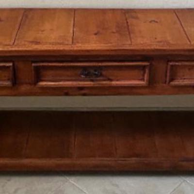 Wood Crafted Console