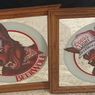 Coors Light Beerwolf Mirrors