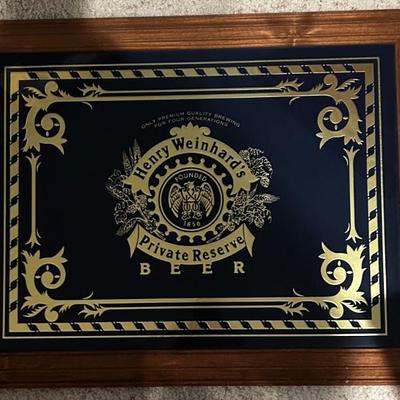 Henry Winhard's Beer Mirror Sign