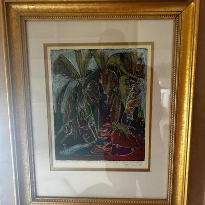 Bruce Onobrakpeya (Signed and numbered)
