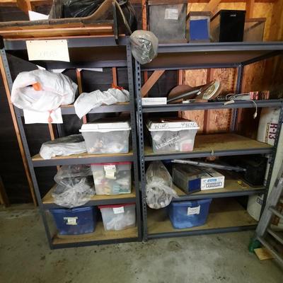 Sale Photo Thumbnail #11: shelving racks and misc holiday decor