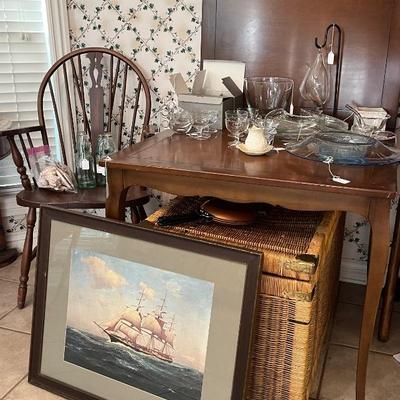 Space saving Fold down table