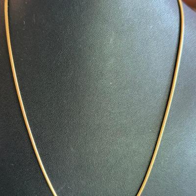 18K Yellow Gold 20 Inch Snake Chain - Total Weight 11.26 Grams 
