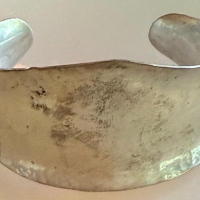 Sterling Silver Cuff Bracelet - 27.9 Grams