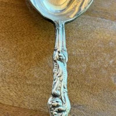 Sterling Silver Gorham 9 Inch Serving Spoon - 147.2 Grams