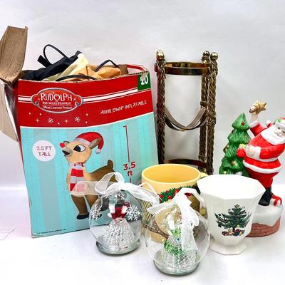 “Airblown” Rudolph Lawn Decor & More Christmas Items