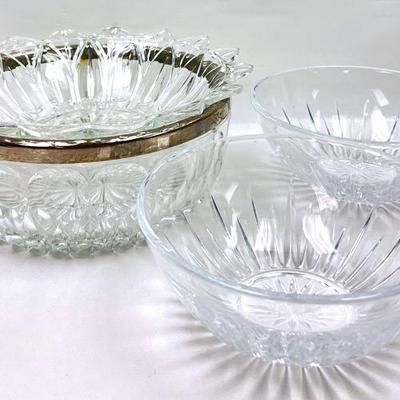 “Princess House” Crystal Salad Bowls & More