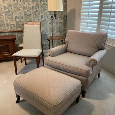 Sale Photo Thumbnail #2: Manorhouse Chair and Ottoman