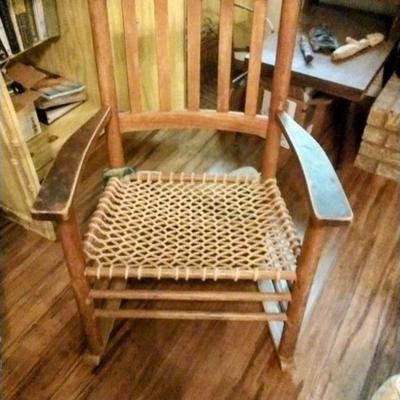Sale Photo Thumbnail #70: Vintage rocking chair