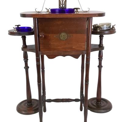 Antique Cushman Smoking Stand