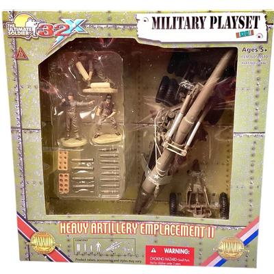 NIB 21st Century Toys The Ultimate Soldier Heavy Artillery Emplacement II
