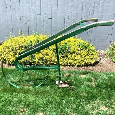 Vintage Hand Push Garden Cultivator/Tiller