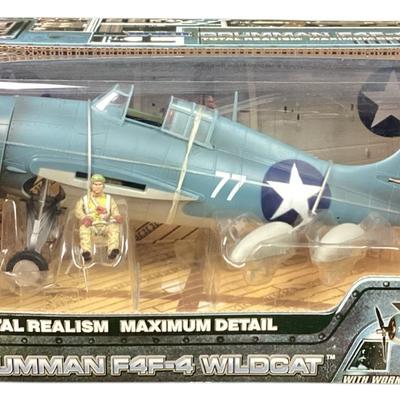 NIB 21st Century Toys Limited Edition Elite Force Total Realism WWII Grunman F4F-4 Wildcat 