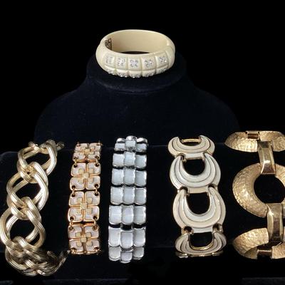 Lisner, Trifari, D’Orlan & More Vintage Bracelets