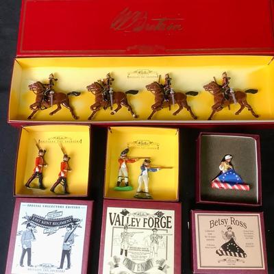 W. Britain Collectible Toy Soldiers Revolutionary War And More