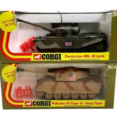 EILY233 Corgi Metal Tank Diecast