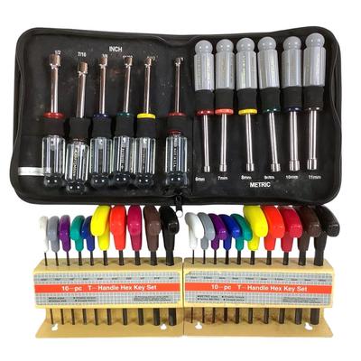 Craftsman Nut Driver Set & T-Handle Grip Hex Key Set