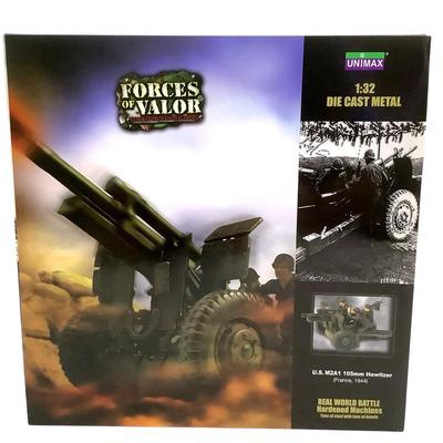 EILY234 Forces Of Valor U.S. M2A1 105mm Howitzer Diecast