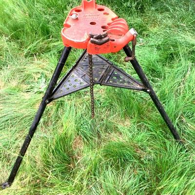 Ridgid 450 Portable Tristand Chain Pipe Vise