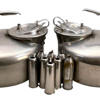 Vintage Stainless Steel “The Surge” Milker Dairy Containers