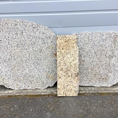 Three Granite Slab Project Pieces