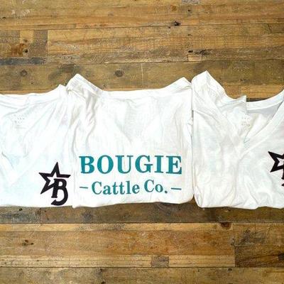 #1024 • (3) Bougie Cattle Company T-Shirts
