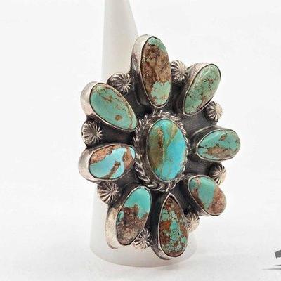 #230 • Native American Sterling Silver Statement Ring, 21g
