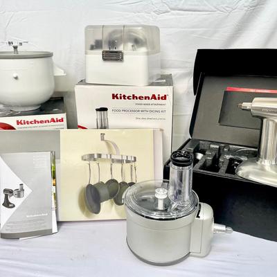 Kitchen Aid Attachments ONLY Feat. Ice Cream Maker, Food Processor & More! 