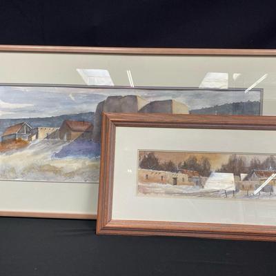 Mary Madsen Original Framed Watercolor Paintings
