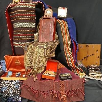 Scarves, Trinket Boxes, & International Flair