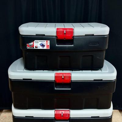 Rubbermaid Action Packers 35 Gallon & 48 Gallon Storage Bins