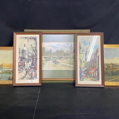 MCM Framed and Embossed Art