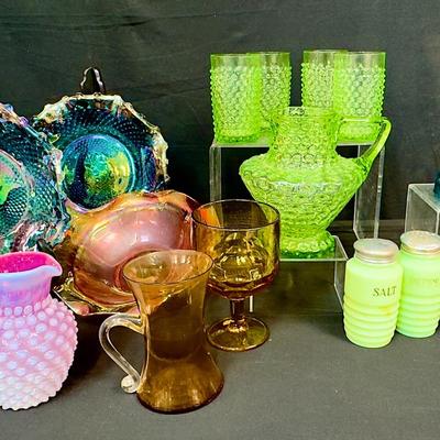Carnival Glass Platters, Uranium Tumblers, Depression Glass + More! 