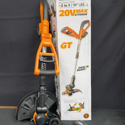 Worx 2 in1 Lawn Trimmer/Edger 20V Max Lithium 