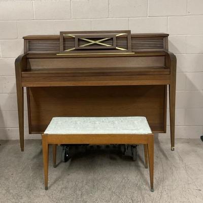 Vintage Weber London Upright Piano 