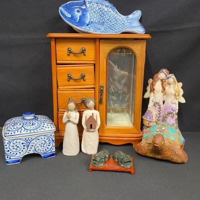 Jewelry Box and Figurines