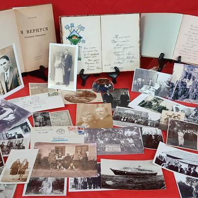 Vintage Russian Photos, Autograph Book & More