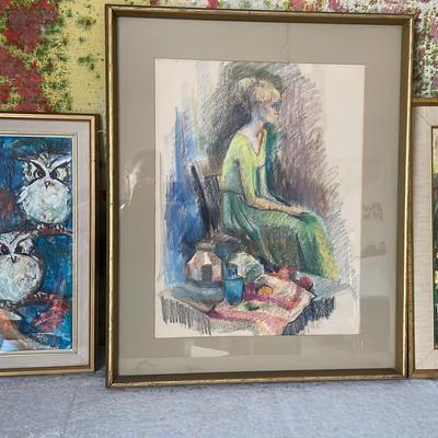 MCM Paintings And Crayon Art
