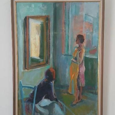 J.Purcell Original Oil Painting 