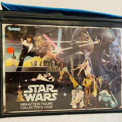 1978 Star Wars Mini Action Figures and Carrying Case 