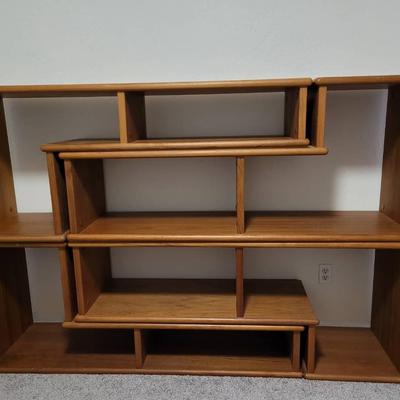 Modular Oak Bookcases 