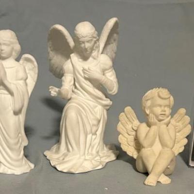 Set Of Lenox Angels And One Brandless Angel