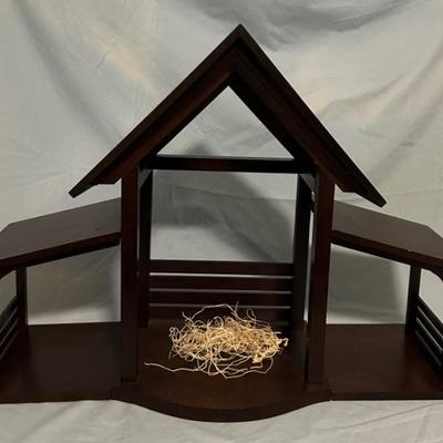 Lenox Wooden Stable For Nativity Scene