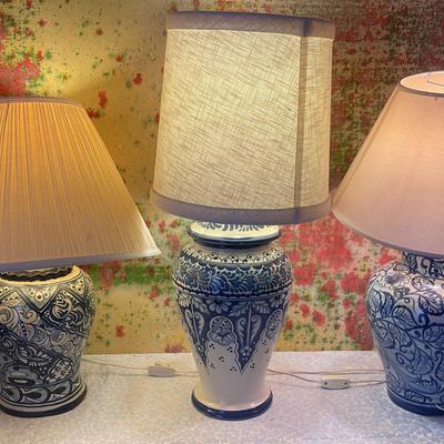 Talevera Lamps  