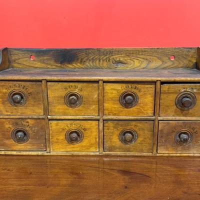 Sale Photo Thumbnail #53: Antique Spice Cabinet