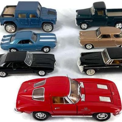 Lot of 7 Die-Cast Classic Cars