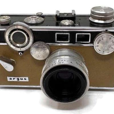 Vintage Argus C3 “The Brick” 35mm Rangefinder Camera 
