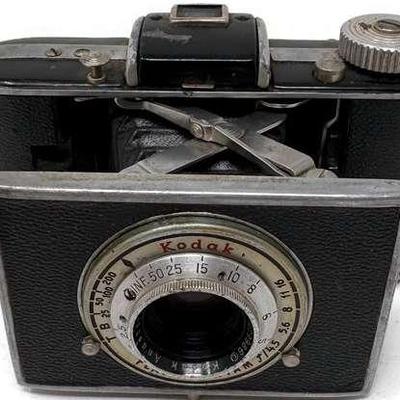 Vintage Kodak Flash Bantam 35mm Folding Camera