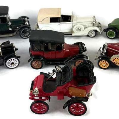 Lot of 7 Vintage Diecast Model Cars 