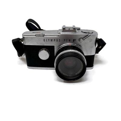 Vintage Olympus PEN F Half-Frame 35mm Film Camera 